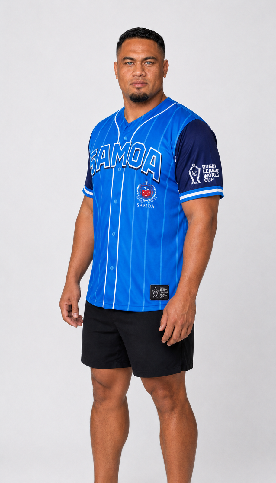 Toa Samoa RLWC 2026 Slugger Baseball Jersey Shirt Sizes S-7XL!