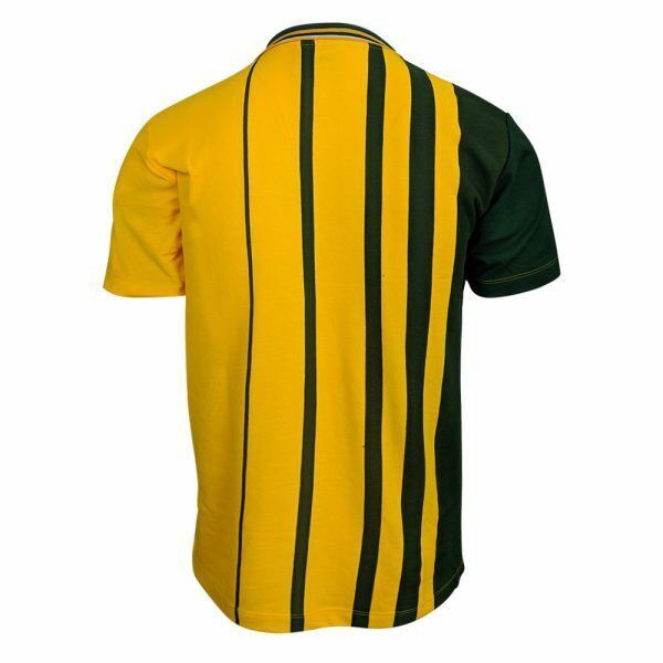 Cricket Australia Green & Gold Retro Knitted Polo Jersey Shirt Sizes S-5XL!