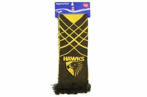 Hawthorn Hawks AFL Apex Jacquard Scarf! BNWT's!