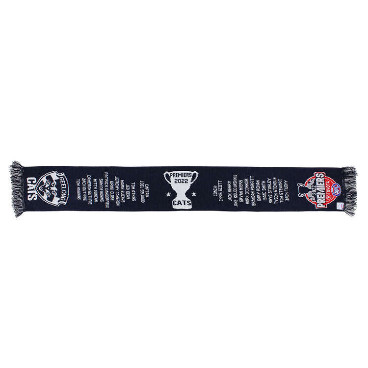 Geelong Cats AFL Premiers 2022 Bar Scarf!