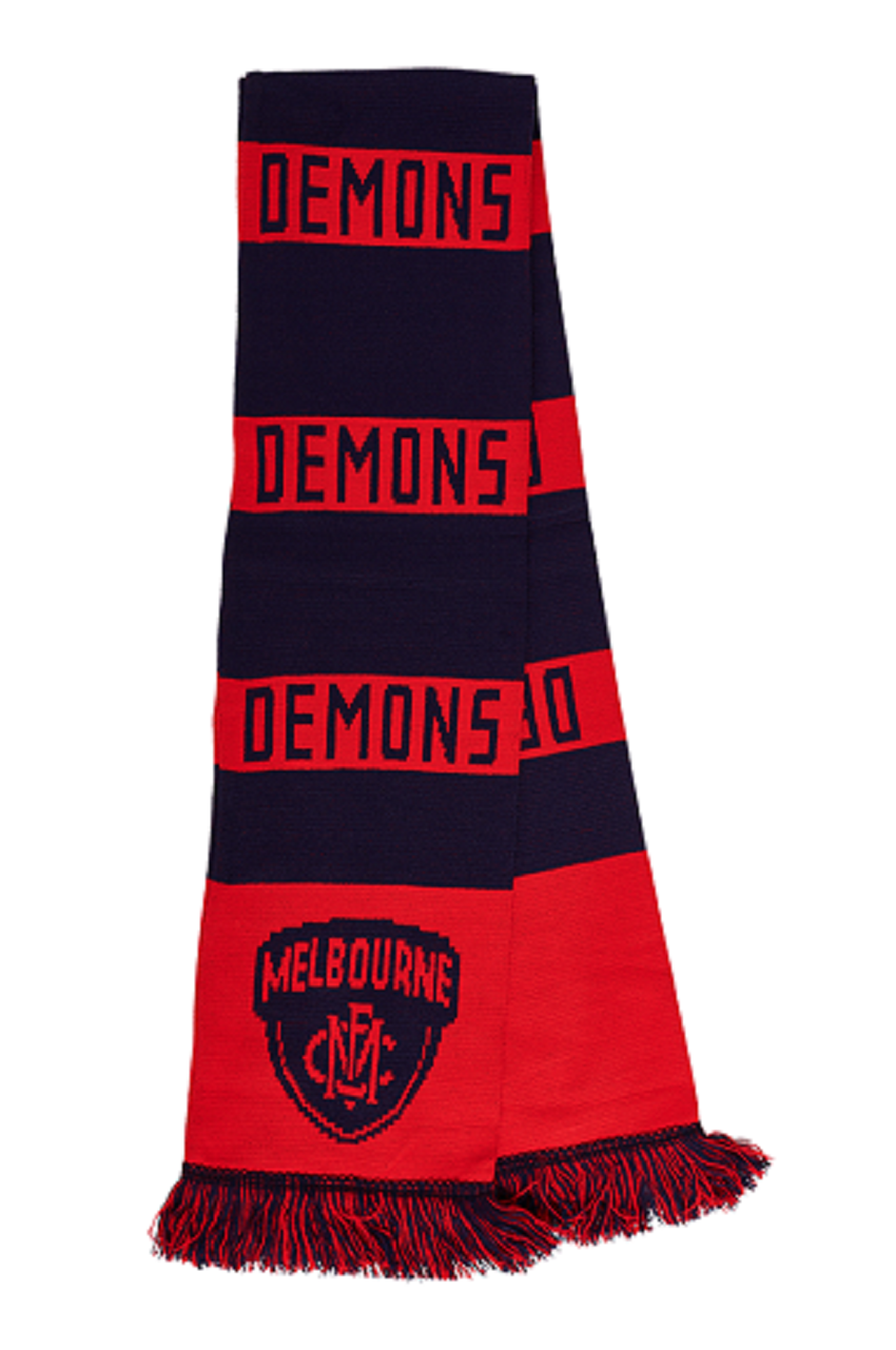 Melbourne Demons AFL Emblem Bar Scarf! BNWT's!