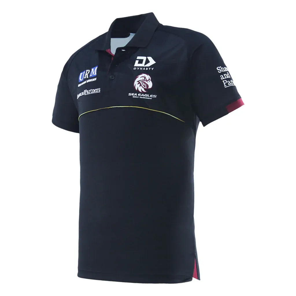 Manly Sea Eagles NRL 2025 Dynasty Players Media Polo Shirt Sizes S-7XL!