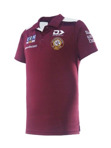 Manly Sea Eagles NRL 2026 Dynasty Maroon Media Polo Sizes S-7XL!