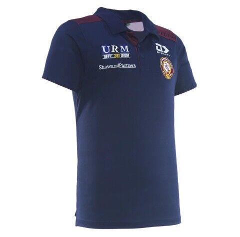 Manly Sea Eagles NRL 2026 Dynasty Navy Media Polo Sizes S-7XL!