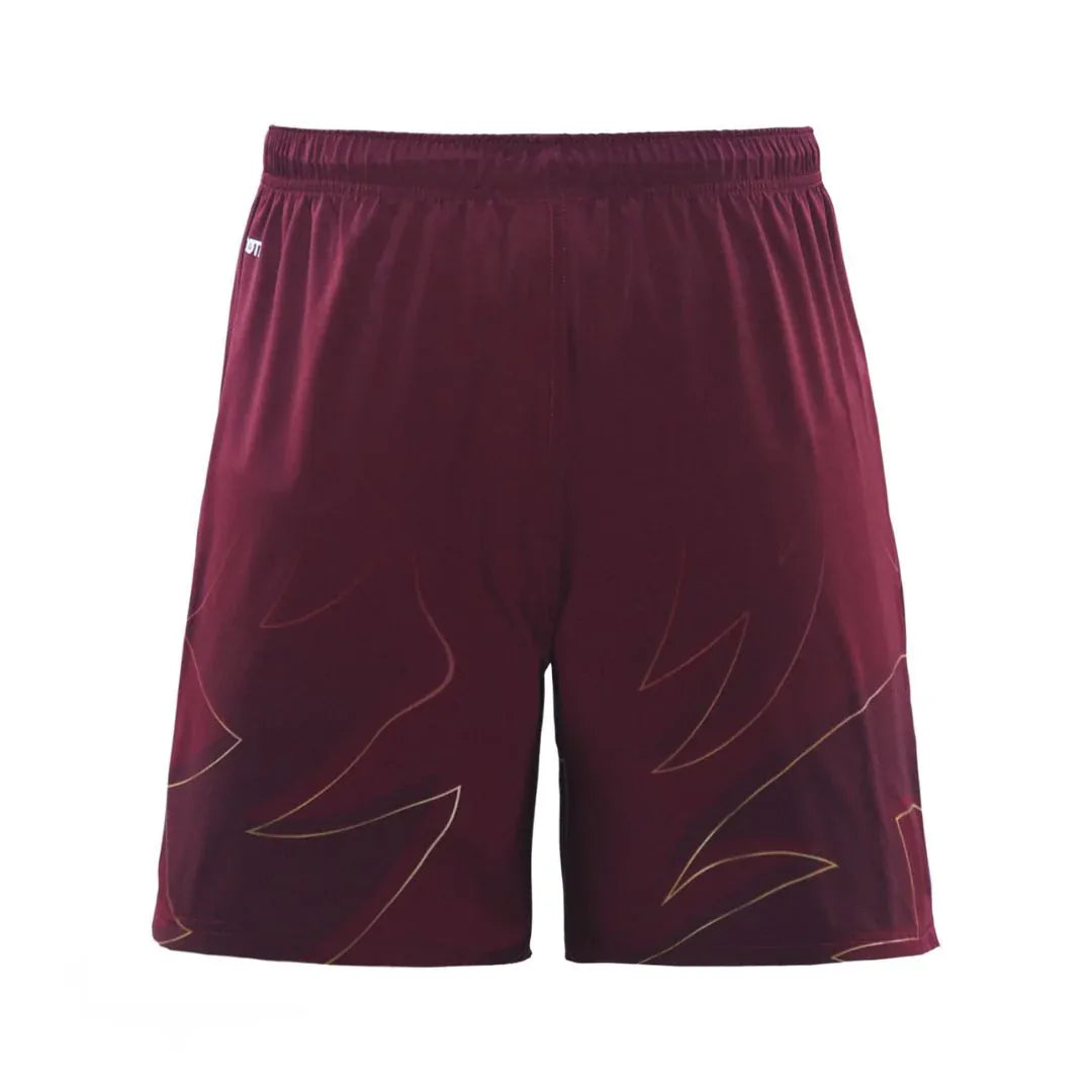 Manly Sea Eagles NRL 2025 Dynasty Maroon Alternate Gym Training Shorts Sizes S-7XL!