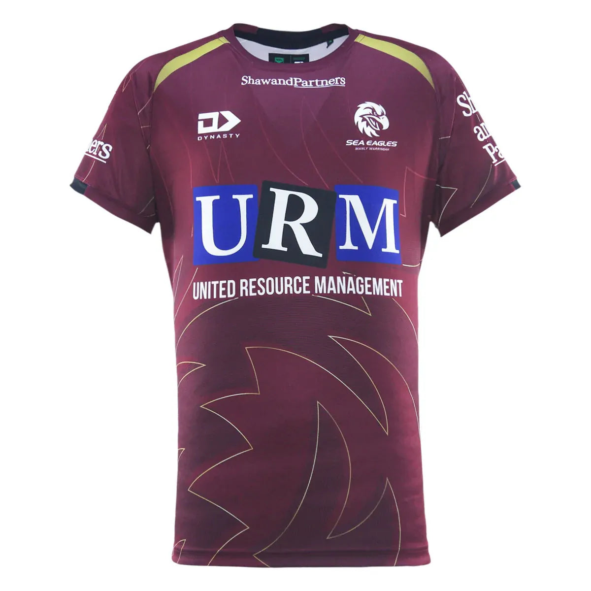 Manly Sea Eagles NRL 2025 Dynasty Maroon Training Shirt Sizes S-7XL!