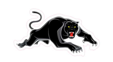 Penrith Panthers NRL Large Team Logo Cut Out 80 by 60cm! Pick Up Only!