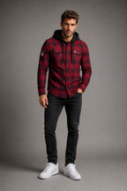 Queensland Maroons SOO Hooded Flannel Shirt Button Up T Shirt Sizes S-5XL!