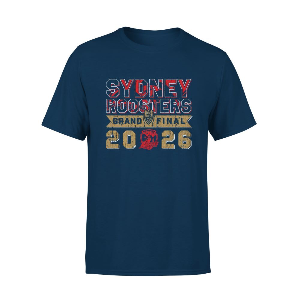 Sydney Roosters NRL 2026 Tidwell Grand Final T Shirt Size 8-16! IN STOCK!