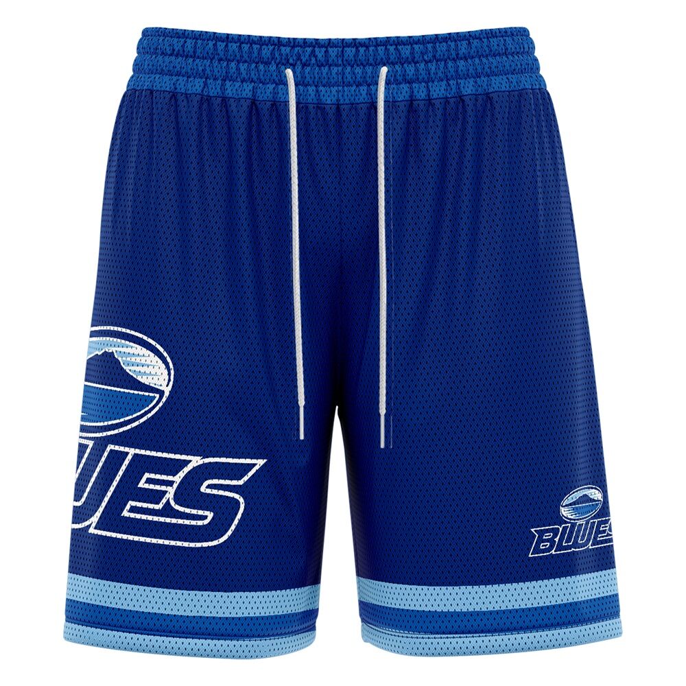 Auckland Blues Super Rugby Hoops Basketball Shorts Sizes S-7XL!