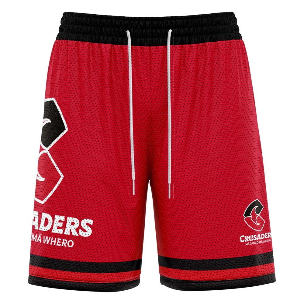 Canterbury Crusaders Super Rugby Hoops Basketball Shorts Sizes S-7XL!