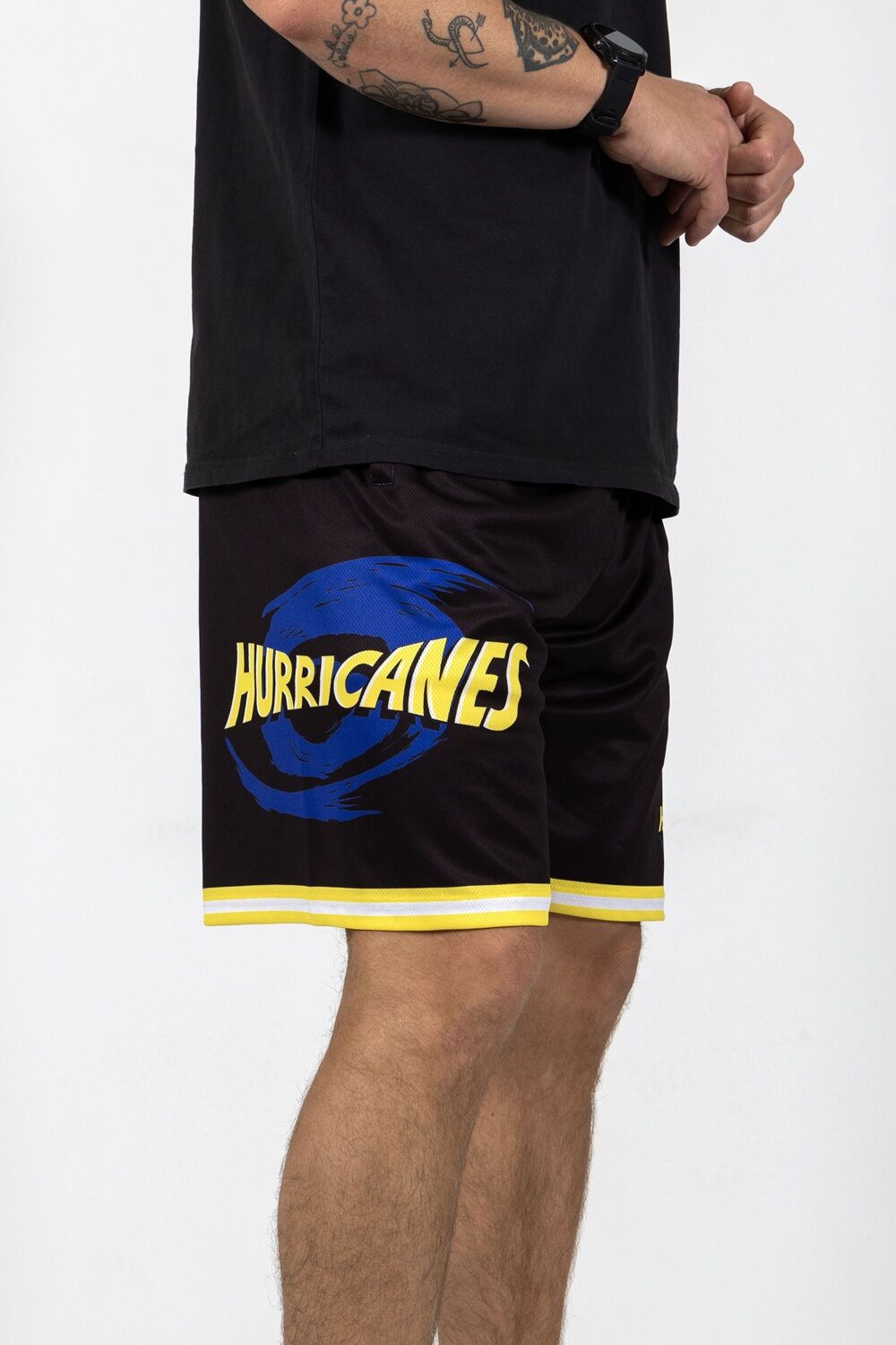Wellington Hurricanes Super Rugby Hoops Basketball Shorts Sizes S-7XL!