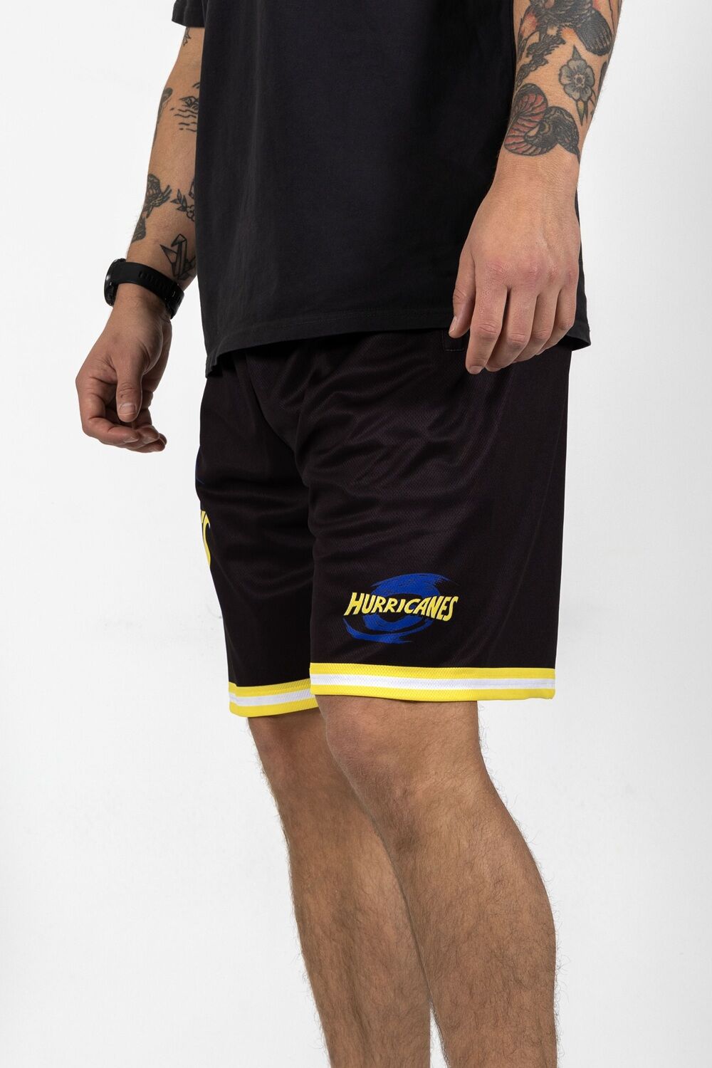 Wellington Hurricanes Super Rugby Hoops Basketball Shorts Sizes S-7XL!