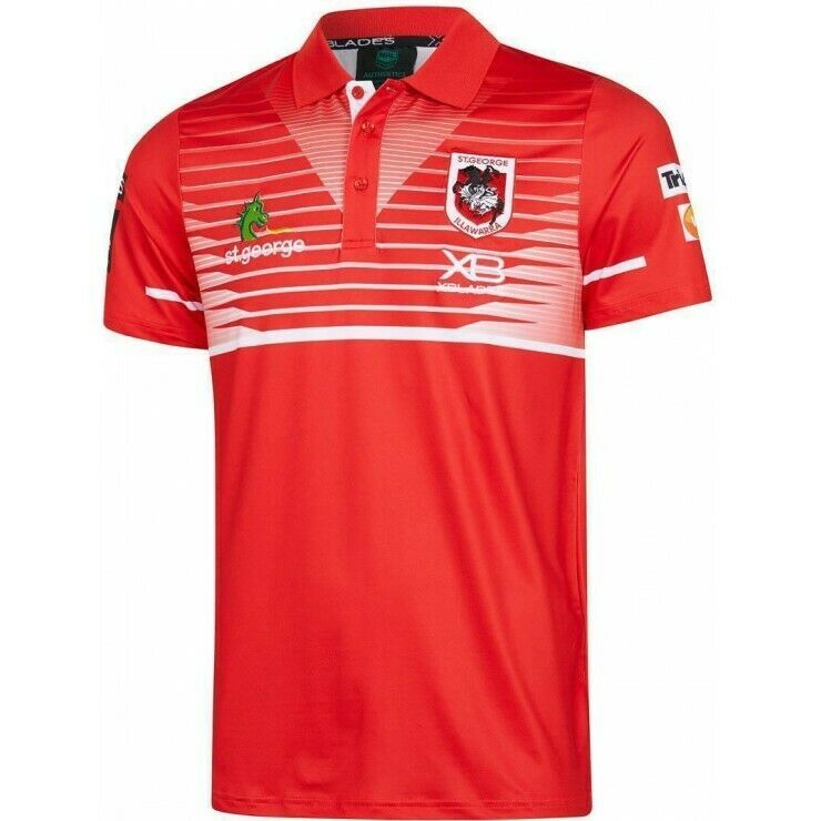 St George ILL Dragons NRL Players Poly Polo Shirt Sizes S-5XL! T9