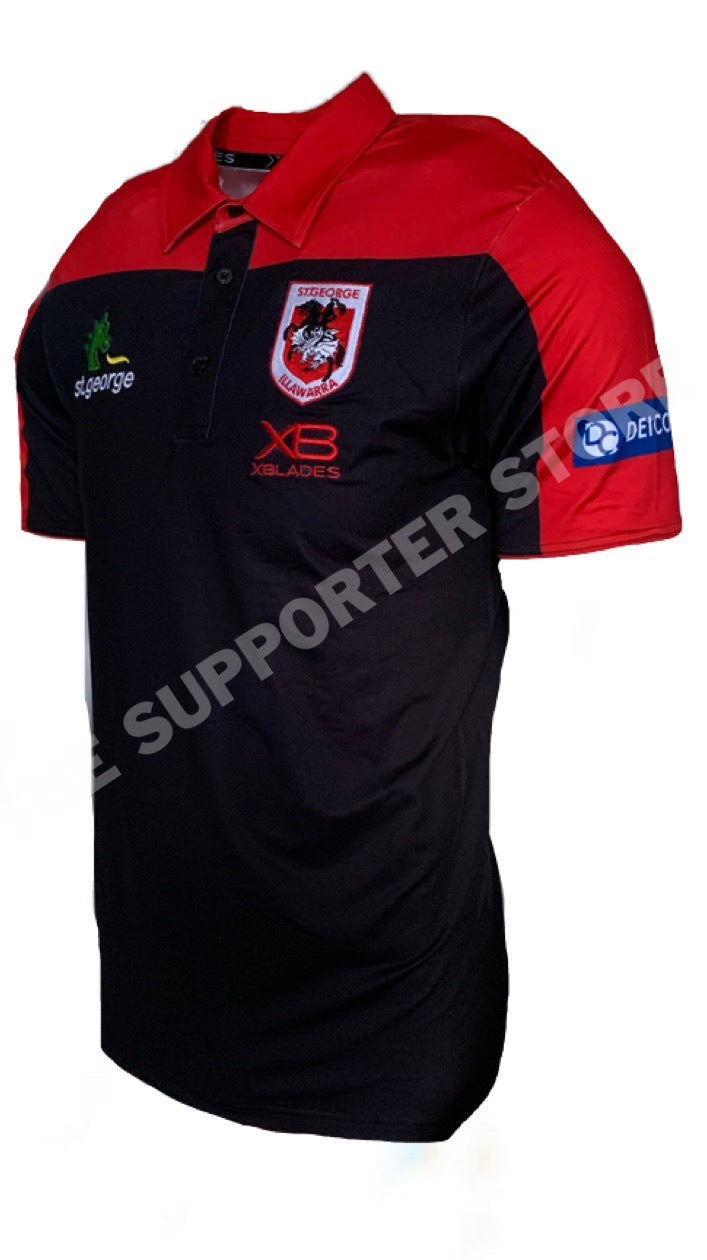 St George ILL Dragons NRL Players X Blades Players Polo Shirt Sizes S-5XL! T0