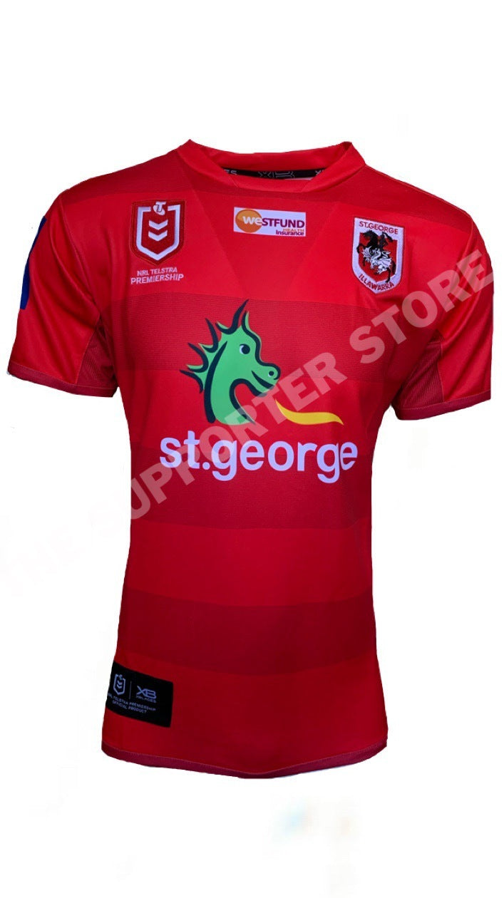 St George ILL Dragons NRL X Blades Away Jersey Sizes S-6XL! T0
