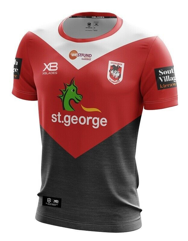St George ILL Dragons NRL Players X Blades Training Shirt Sizes S-5XL! T9