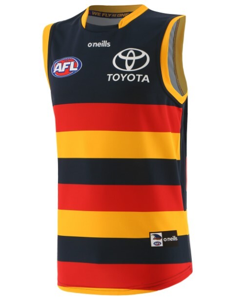 Adelaide Crows AFL O'Neills Home Guernsey Jersey Sizes S-2XL! T3