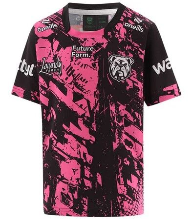 Canterbury Bulldogs NRL 2026 O'Neills Captains Run T Shirt Kids Sizes 6-13!