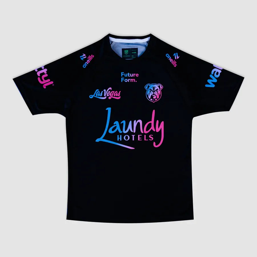 Bulldogs NRL 2026 O'Neills Las Vegas Warm Up Shirt Sizes S-7XL!