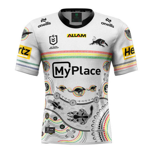 Penrith Panthers NRL O'Neills Indigenous Jersey Sizes S-5XL! T4