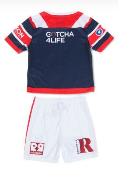 Sydney Roosters NRL 2025 Castore Toddlers Home Jersey Set Size 2yrs-8yrs!