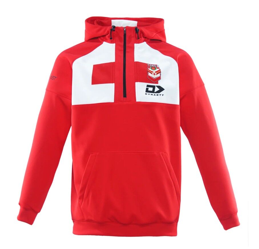 Tonga Rugby League 2025 Players Dynasty Performance Hoody Sizes S-7XL!