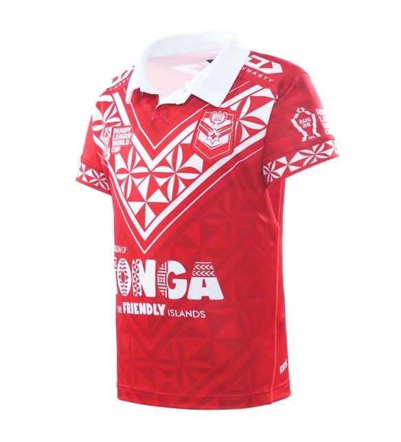 Mate Ma'a Tonga IRL RLWC 2026 Dynasty Home Jersey Kids Sizes 4-16!