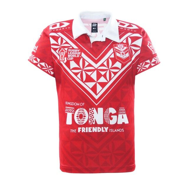 Mate Ma'a Tonga IRL RLWC 2026 Dynasty Home Jersey Kids Sizes 4-16!