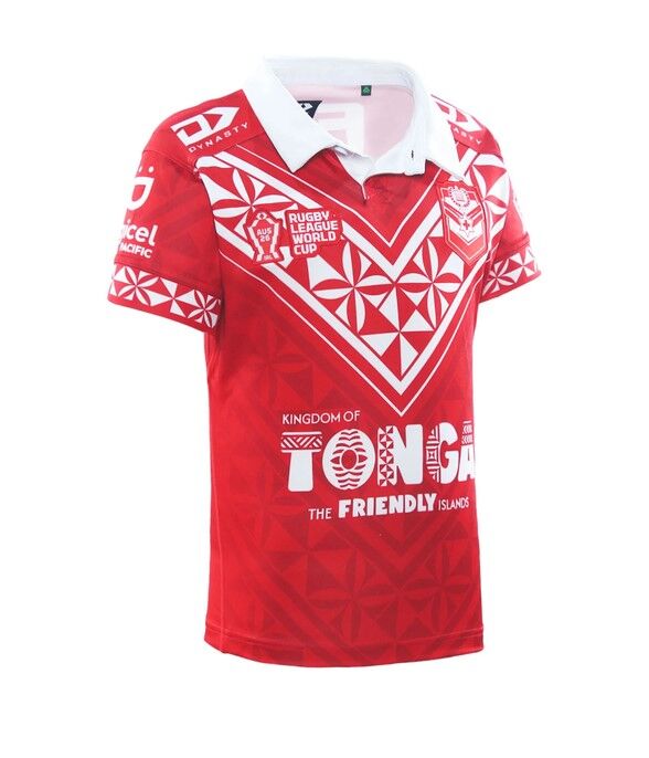 Mate Ma'a Tonga IRL RLWC 2026 Dynasty Home Jersey Kids Sizes 4-16!