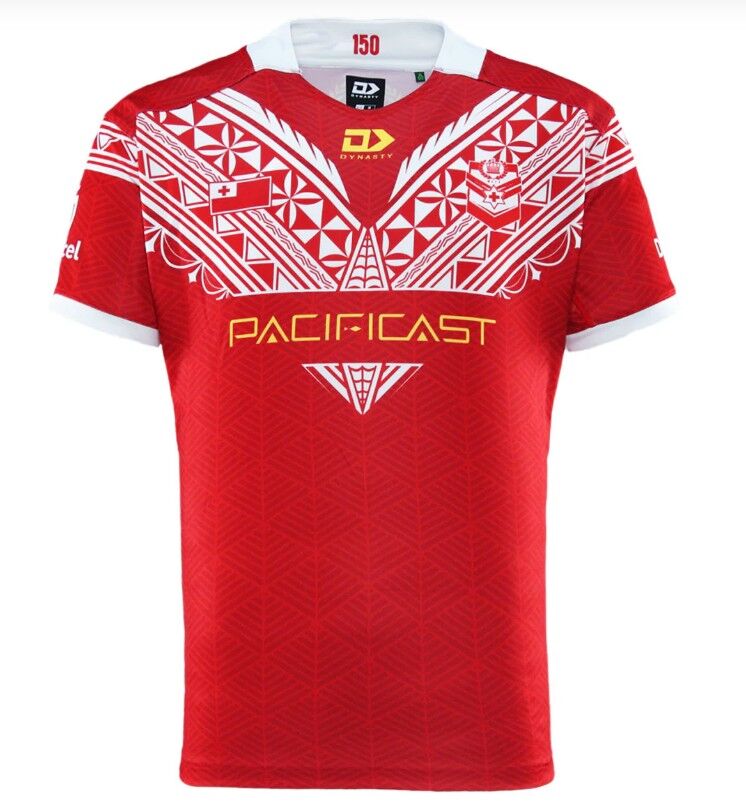 Tonga Rugby League 2025 Players Dynasty Home Jersey Sizes S-7XL!