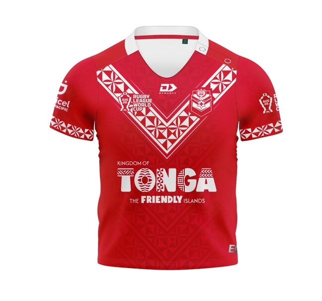 Mate Ma'a Tonga IRL RLWC 2026 Dynasty Home Jersey Toddlers Sizes 0-2!