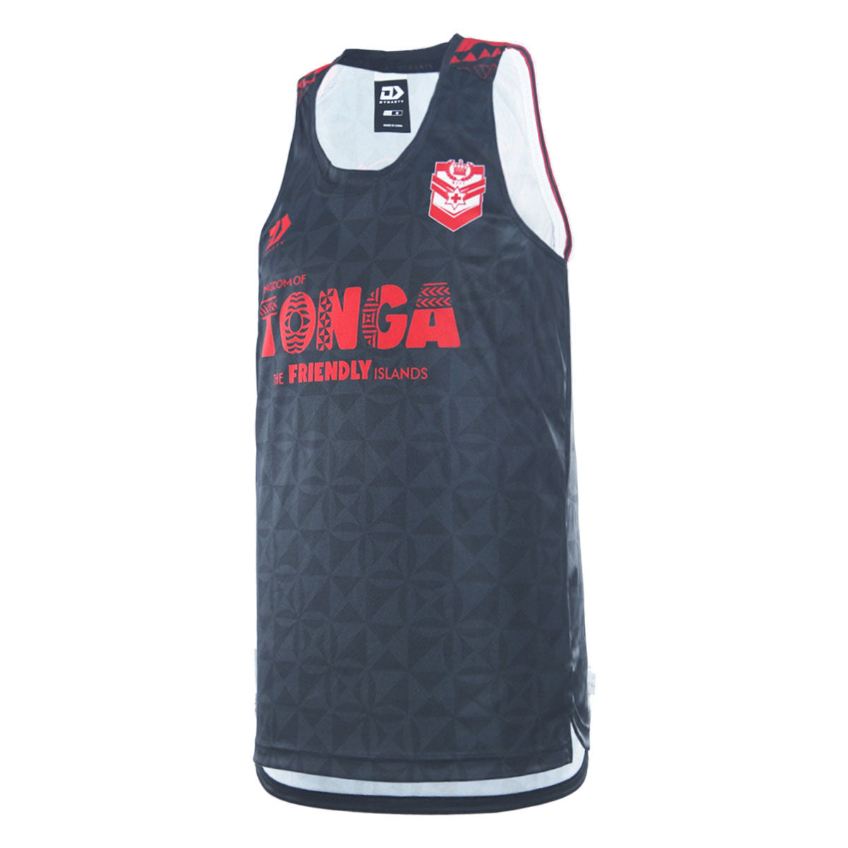 Mate Ma'a Tonga RLWC 2026 Dynasty Players Black Training Singlet Sizes S-7XL!
