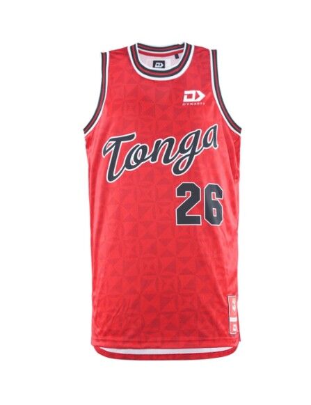 Mate Ma'a Tonga IRL RLWC 2026 Dynasty Basketball Singlet Sizes XS-7XL!