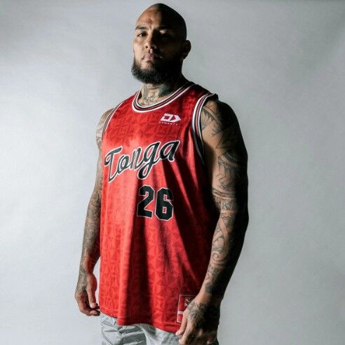 Mate Ma'a Tonga IRL RLWC 2026 Dynasty Basketball Singlet Sizes XS-7XL!