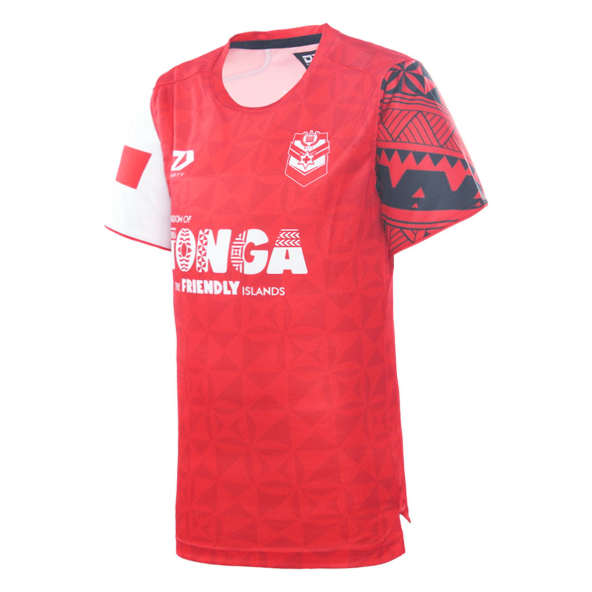 Mate Ma'a Tonga IRL RLWC 2026 Dynasty Red Training T Shirt Kids Sizes 6-16!
