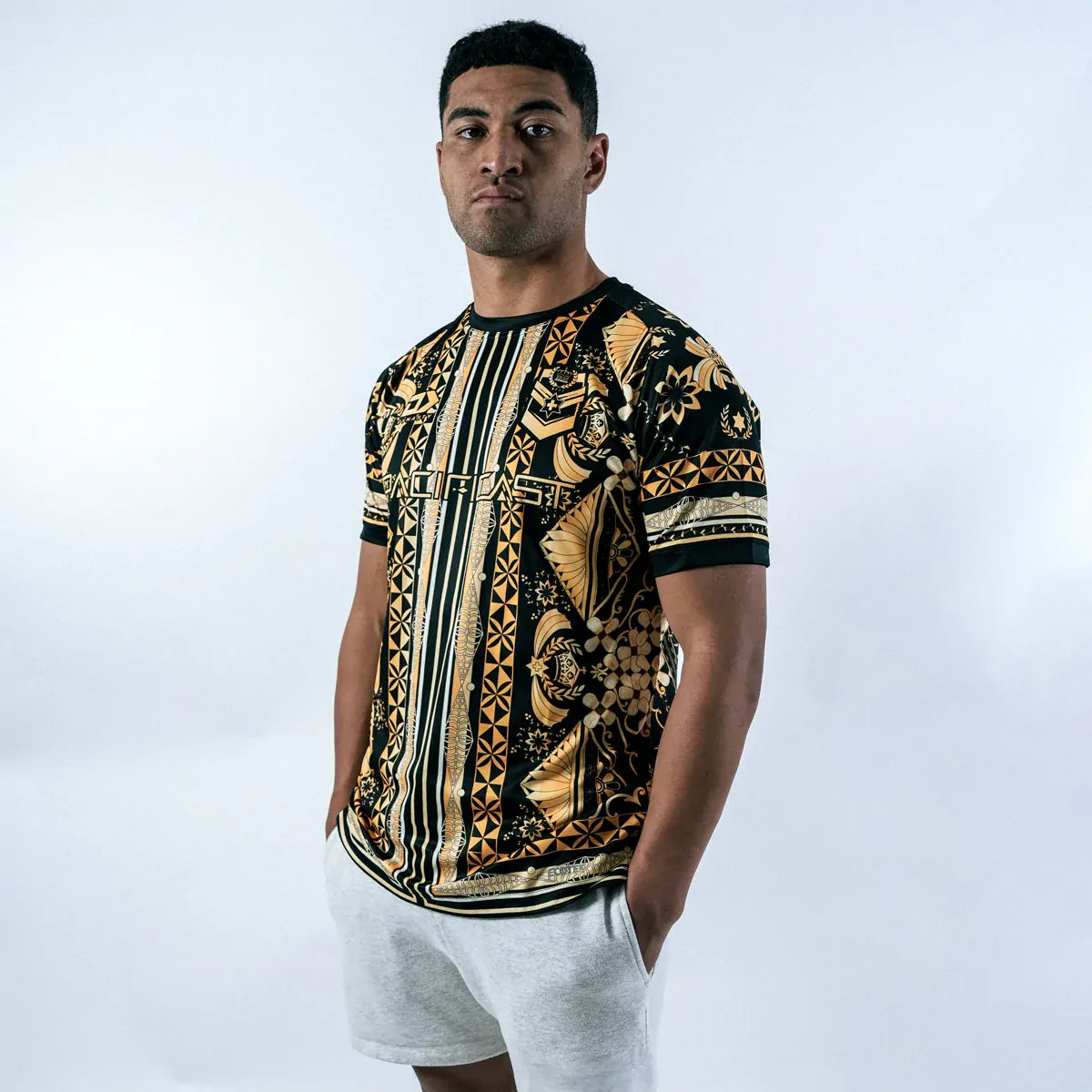 Tonga Rugby League 2025 Players Dynasty Captains Run T Shirt Sizes S-7XL!