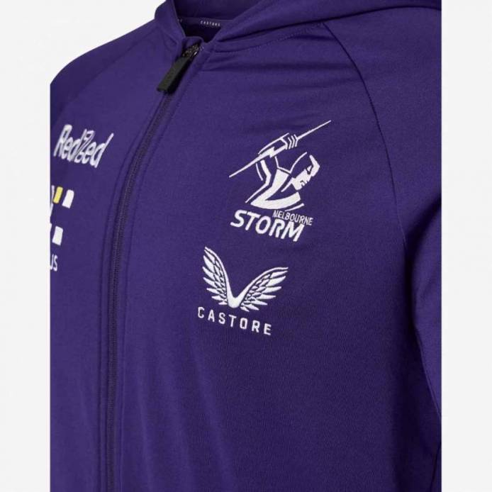Melbourne Storm NRL Castore Training Zip Through Jacket Hoody Sizes S-5XL! T2