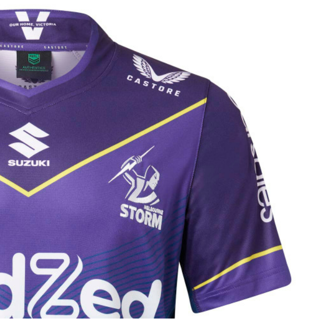 Melbourne Storm NRL Castore Home Jersey Adults Sizes S-7XL! T3