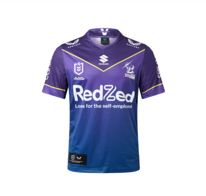 Melbourne Storm NRL Castore Home Jersey Adults Sizes S-7XL! T3