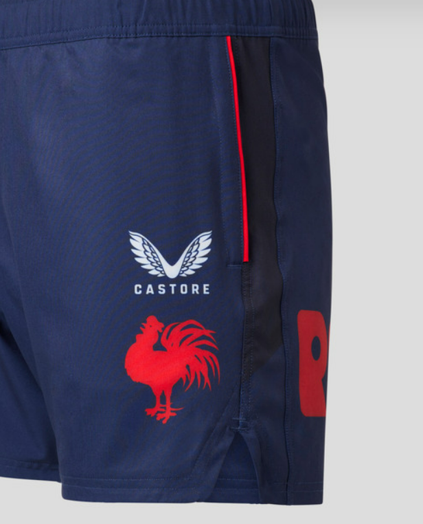 Sydney Roosters NRL Castore Training Shorts Navy Sizes S-6XL! T3