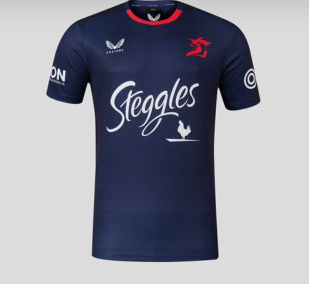 Sydney Roosters NRL Castore Training Tee Sizes S-7XL! T4