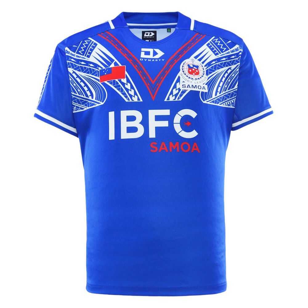 Toa Samoa Rugby League 2025 Players Dynasty Home Jersey Sizes S-7XL!