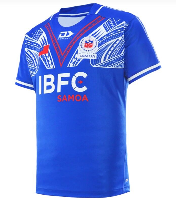 Toa Samoa Rugby League 2025 Players Dynasty Home Jersey Sizes S-7XL!