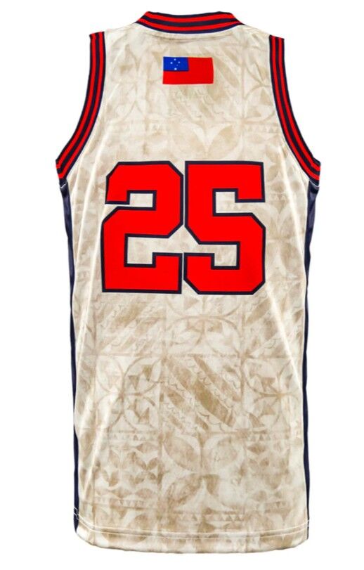 Toa Samoa Rugby League 2025 Players Dynasty Basketball Singlet Sizes S-7XL!