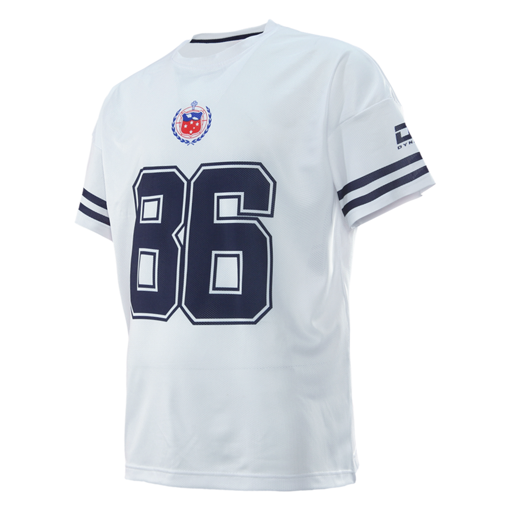 Toa Samoa Rugby League 2025 Players Dynasty White Oversized T Shirt Sizes S-3XL!