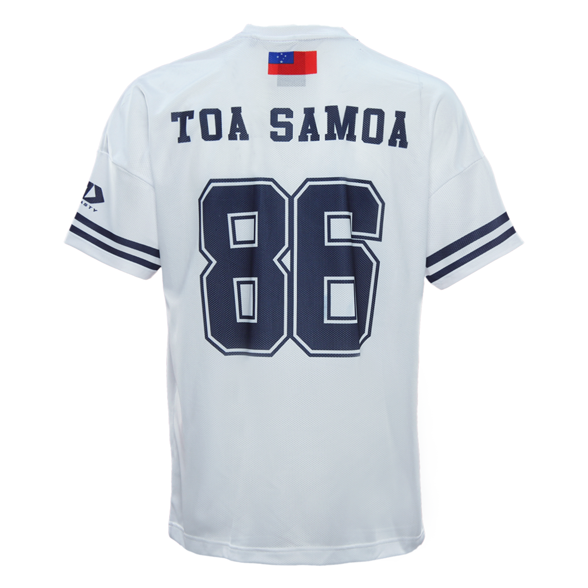 Toa Samoa Rugby League 2025 Players Dynasty White Oversized T Shirt Sizes S-3XL!
