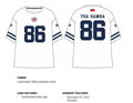 Toa Samoa Rugby League 2025 Dynasty White Oversized T Shirt Sizes S-7XL!