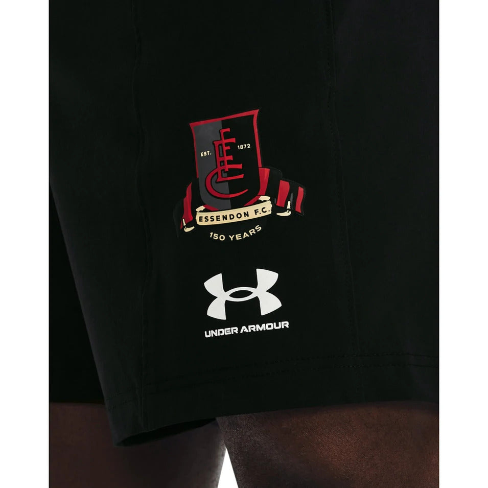 Essendon Bombers AFL 2022 Under Armour Touchline Shorts Sizes S-5XL!