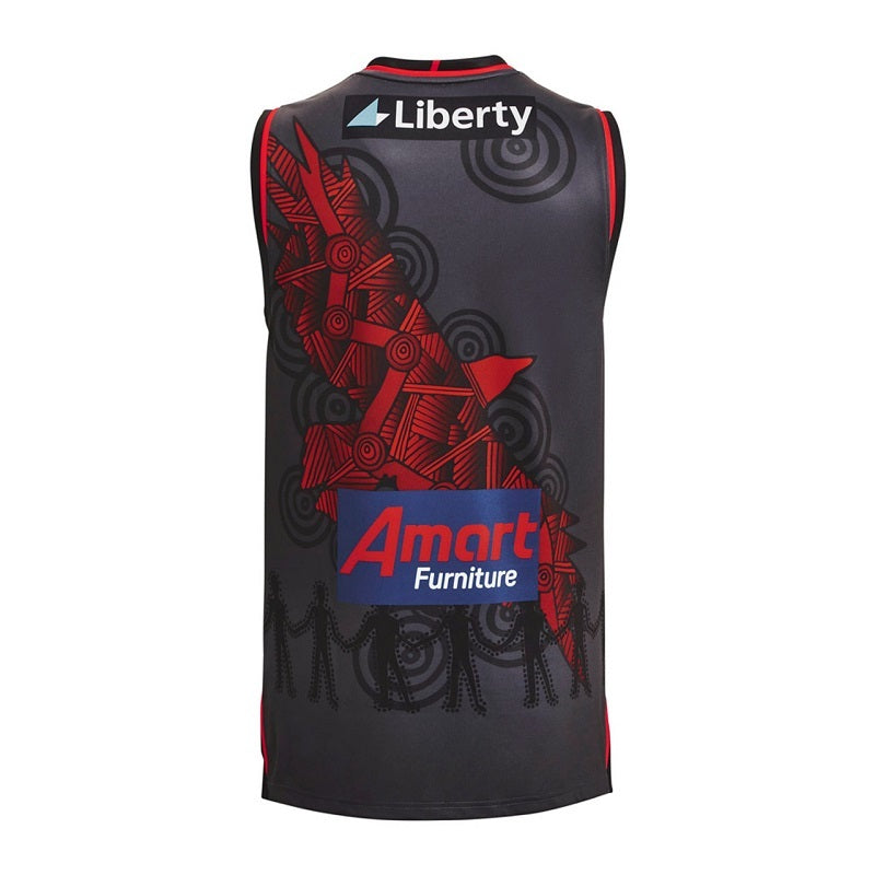 Essendon Bombers AFL Under Armour Indigenous Guernsey Sizes S-5XL! T3